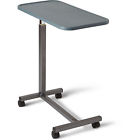 080196746333 Medline Composite Top Overbed Table Grey Adjustable Portable