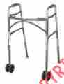 10118sv Drive Medical Heavy Duty Bariatric Walker Wheels Silver Vein 5 822383173429