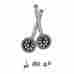 10128 Drive Medical 5 Inch Walker Wheels With Two Sets Of Rear Glides For Use Universal 822383420141