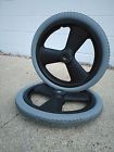 101668 Quickie Iris Sunrise 16 X 1.75 Manual Wheelchair Primo Rear Wheels Tires Flat Free