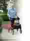 10266 Nitro Drive Medical Euro Style Red Rollator Walker
