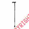 10304bf-1 Drive Medical Lightweight Adj Folding Cane W T Handle Black Floral By 822383240794