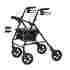 1032 Probasics Deluxe Flame Finish Aluminum Rollator