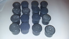 1040656 Invacare Lot Of Dark Gray Rubber Tips Canes Chair Legs