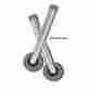 1081b Complete Medical Supplies Walker Wheels 3 Fixed With Rear Glide Caps Pair