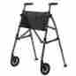 1117b Complete Medical Ez Fold-n-go Walker Black Walnut