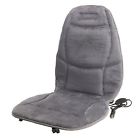 In9438-2 12v Cushion Home Gray Heated Lumbar Wagan Velour Seat Support Office