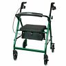 146-r726gr Mckesson Rollator Grn Folding Alum Frame 612479223110