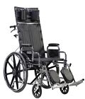 14x16 Deluxe Shipping Sentra Reclining Wheelchair Free Full Drive Std14rbdda