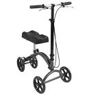 1526411 Black Aluminum Knee Walker Medical Aid Foldable Scooter 789971526411