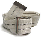 1611100 Jdm Medical Gait Belt Natural Cotton Metal Buckle Heavy Duty