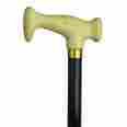 1619 Complete Medical Supplies Cane Alum Black Ivory Handle