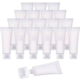 22pcs 100ml/3.4oz For Tsa Travel Empty Refill Plastic Shampoo 598481869701 Cosmetic Lotion Tubes 13z