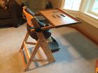 30-3442r Special Tomato Wood Height Right High Chair With Tray Early