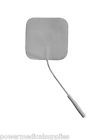 3164b . 2 Square Pack Tens Electrodes 4 " Reusable Acupointouch