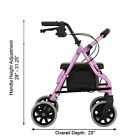 4218pk Nova Zoom 18 Rolling Walker Pink 652308421881
