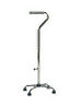 43-2040 Fabrication Enterprises Large Base Quad Cane Chrome