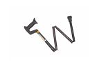 4332473988 Essential Medical Supply Black Folding Cane With Contoured 754756914202