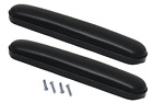 4332479147 Alco Heavy Duty Desk Length Wheelchair Arm Pads Black Pair