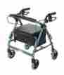 49460 792217537799 Essential Medical Supply Featherlight Demi 4 Wheel Walker With Loop Han 798746725805