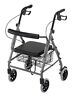 501-3012-4100 Mabis Ultra Lightweight Hemi Aluminum Rollator Titanium