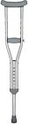 502-1435-0001 Dmi Push-buttonaluminum Crutches 041298143512