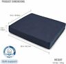 513-8021-2400 Dmi Gel Seat Cushion Pad For Wheelchair Skin 744110715439