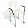 57061816 Vive Medical Adjustable Shower Chair With Back For Handicap Disabled