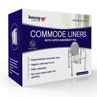 627843874690 Inoway Care Commode Liners With Absorbent Pad Medical