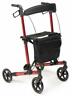717076194617 Lumex Walkabout Allura Lx Rollator Walker Black Tall