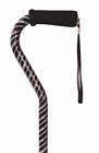 754756360191 Essential Medical Supply Laser Cut Offset Cane Black