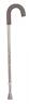 822383246574 Medical Supplies Cane Round Handle Silver Foam Comfort