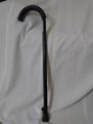8916 Invacare Adjustable Black Foam Crook Handled Cane