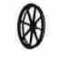 90076 Roscoe Medical K4 Rear Wheels With Bearings Free Shipping