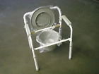 9830 Invacare New Folding Commode With Adjustable Legs