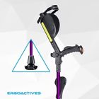 A006 Ergoactives Ergobaum Adults Pair Crutches Purple