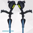 A009 Ergoactives Ergobaum Kids Pair Crutches Blue