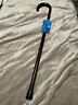 A71100 Carex Health Brands New Walnut Finish Wood Cane With Round