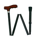A77300 Carex Handle Withwalnut Finish Black . Brands Health Cane Derby Fold.
