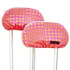Acapplapk Crutch Caps Plaid Pink 030955637693