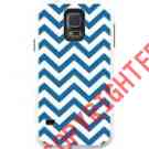 Ag-ssgxs5-wt013 Case Aegis Rubberized Blue Smartphone Stripes Trident