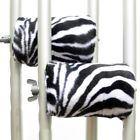 Ahanzebfz Crutch Caps Zebra Fuzzy Handle Pads 030955638256