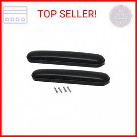 Al-66055bk-a3 Alco Heavy Duty Desk Length 10-1/4 Inch Wheelchair Arm Pads Black Pair Universal F