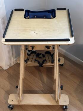 Aps2 Alicia Rifton Movement Trainer Adjustable Height Tray Wheel Locks Straps 4 Wheels