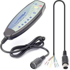 Dn-03 Allcsm 8 Female Pin Hand Remote Control For Massage Power Lift Recliner Chair. Dn-03new
