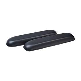 P49-8407 Alveytech 14 Inch Black Vinyl Co-molded Full Length Armrest Pad Set - Replacement