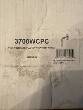 3700wcpc American Standard New Wheel Chair Lavatory Strainer 1 1/4 Inch X