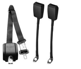 Amf Bruns 603964056894 Wav Automatic 3 Point Belt Without Height Adjuster With Two Flexible Buckles