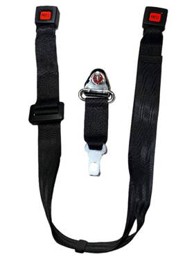 H350227 Amf Bruns 603964057068 Static Shoulder Belt With 2 Piece Buckle And Black Webbing