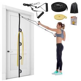 Atento 619185764159 Shoulder Rehab Pulley System With Foam Handles Arm Muti-anchor Do